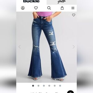 Flying Monkey Blue Flare Jeans